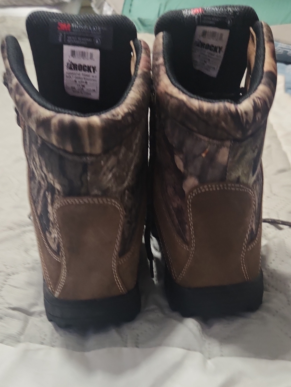 Rocky Kids Brown Camo Hiking Boots